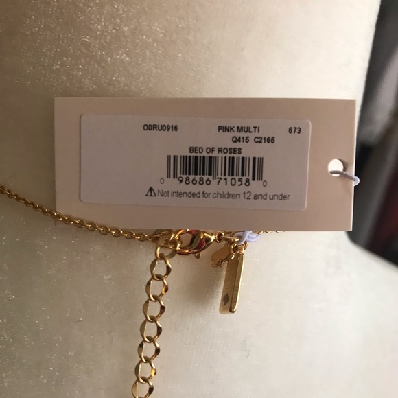 Kate Spade bed of roses necklace - Picture 3 of 4